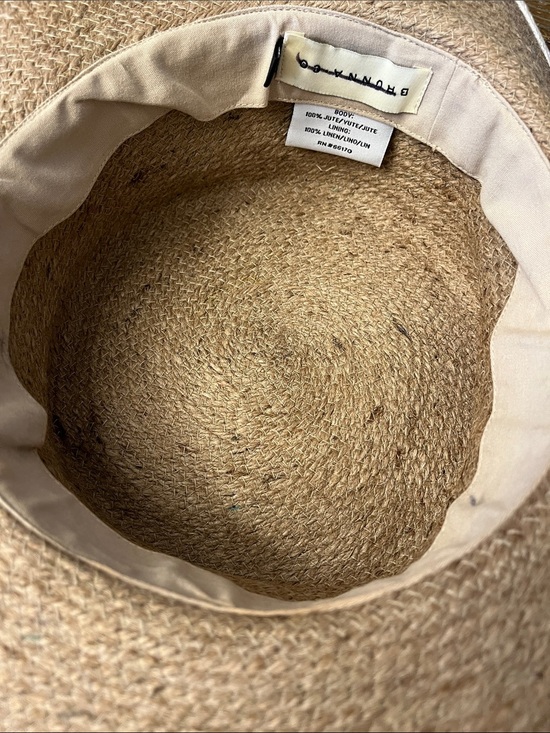 Anthropologie Brunna Co Linen Jute Hat One Size New main image 4